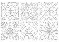 coloriage 6 formettes